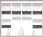 Design Mini Flächenvorhang Set anthrazit grau 2291